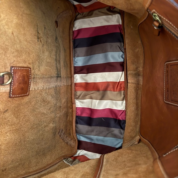 Coach Maude Natural XXL Ergo Tote Overnight Carryall & French Frame Wallet - Picture 12 of 16